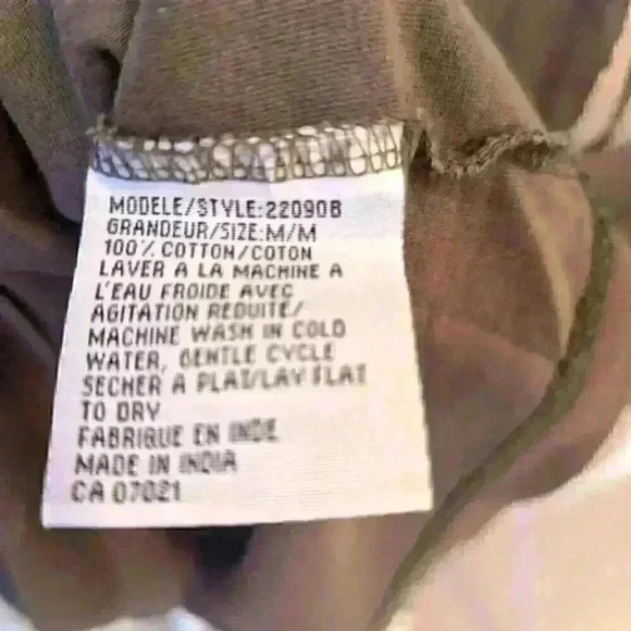 Men's Cotton Brand Green T-shirt -  size Medium - Picture 4 of 6